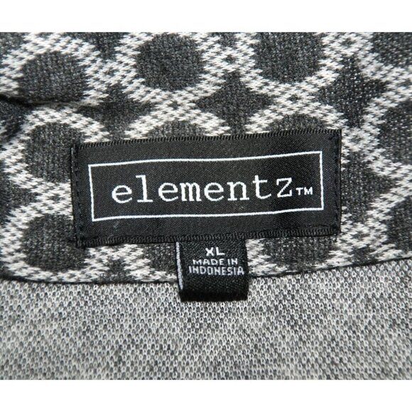 Elementz Gray Lightweight Jacket Size XL 3/4 Sleeve Single Button Career Office - Picture 7 of 9